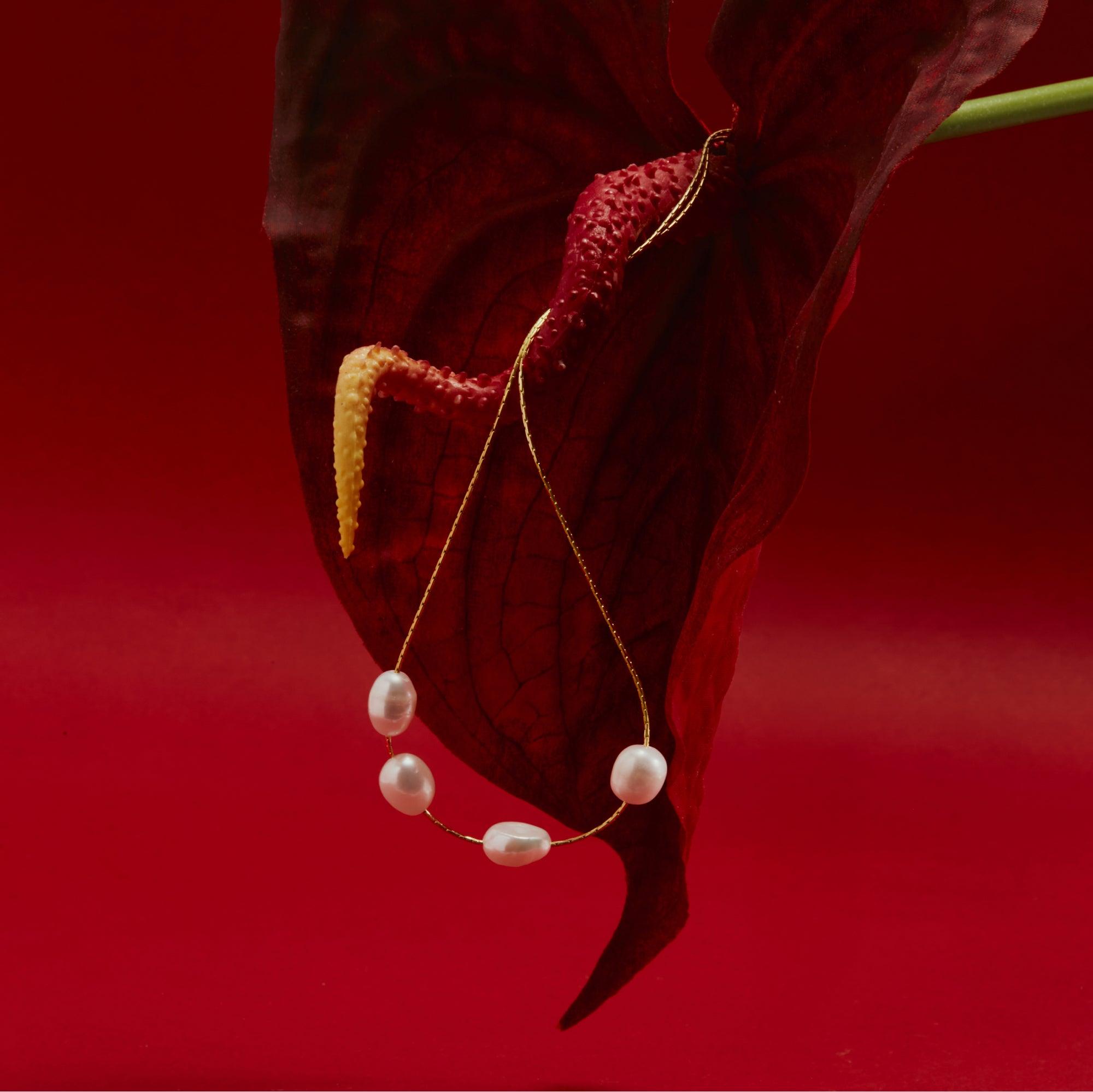 Natural Baroque Pearl Necklace