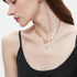 Paperclip Chain Pearl Necklace2