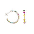 Rainbow Zircon Hoop Earrings1