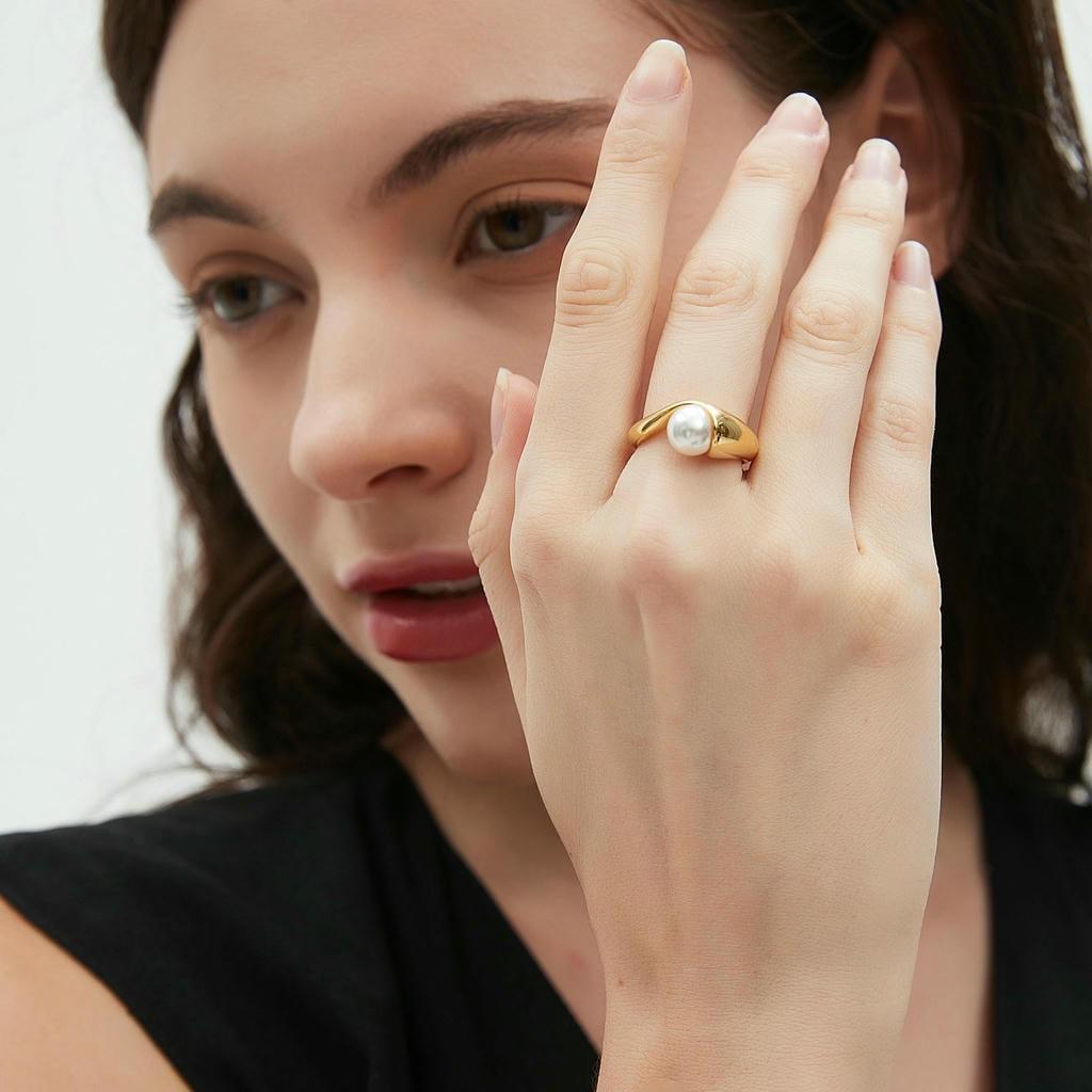 Minimalism Pearl Ring5