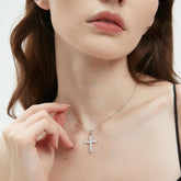 Gemstone Cross Pendant 5