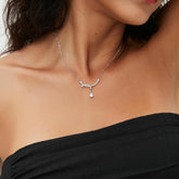 Silver Swing Pendant Necklace3