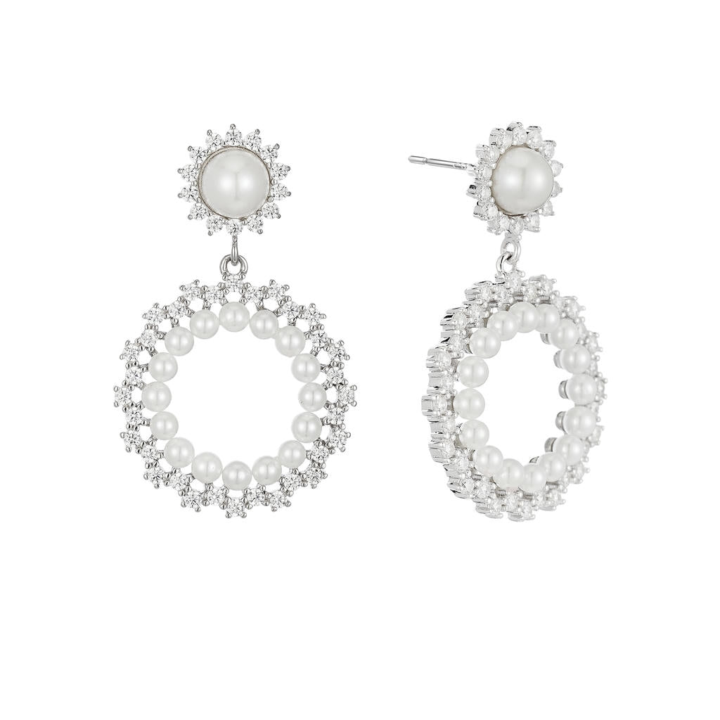 Orbit Pearl Earrings