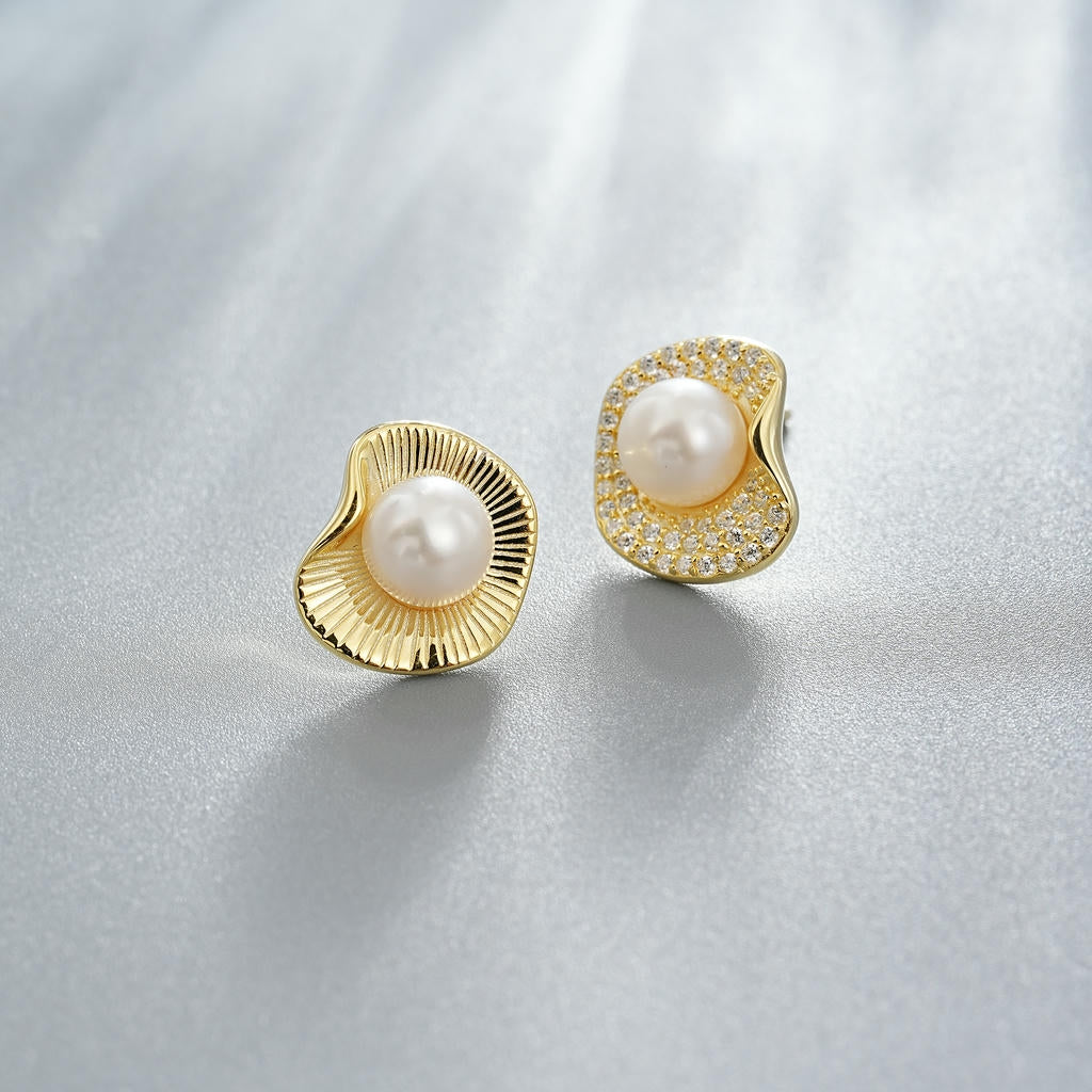 Distinct Pearl Duo Earrings 6