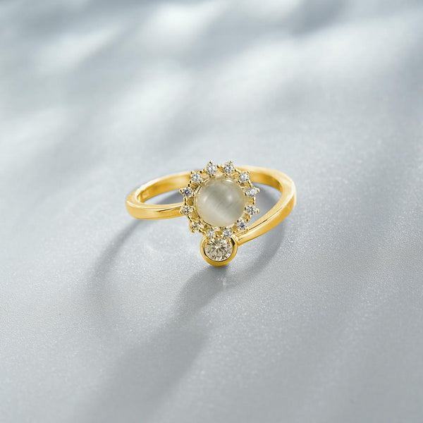 Gold Sunflare Ring