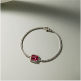 Blazing Passion Tennis Bracelet7