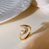 Flowing Pearl Ring7