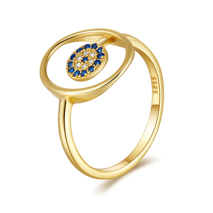 Evil Eye Orbit Ring-Latest Trends