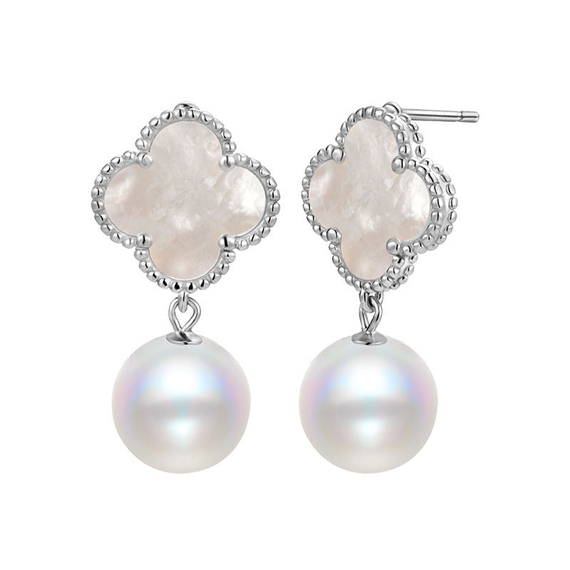 Lucky Pearl Drop Earrings-Latest Trends